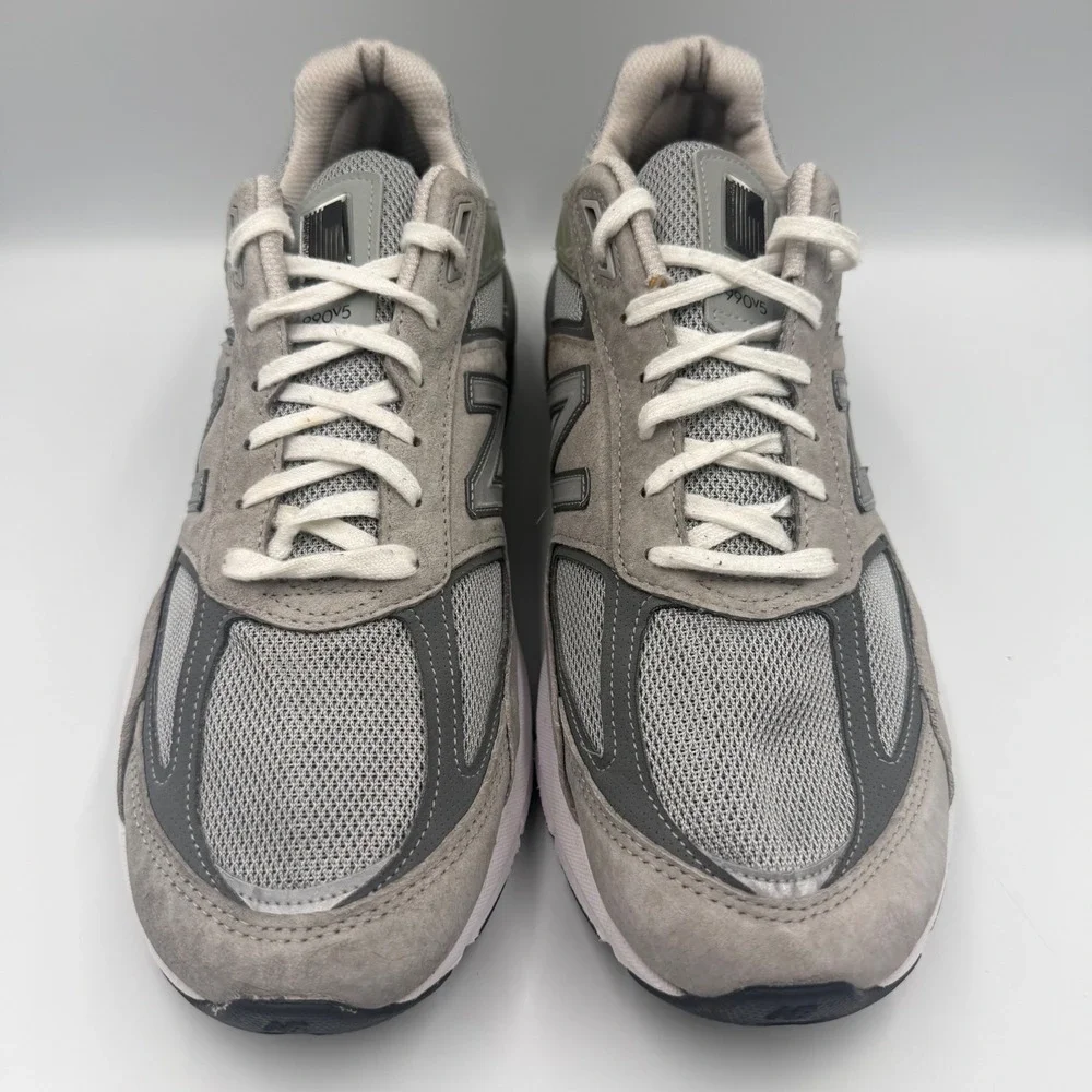 New Balance 990v5 Mens Size 123 Running Shoes Made in USA Grey M990GL5